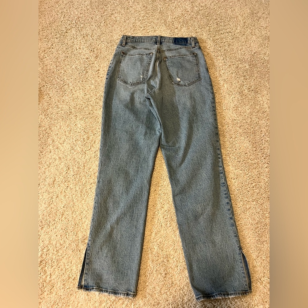 Abercrombie & Fitch Light Blue High Rise Jeans - Picture 3 of 7
